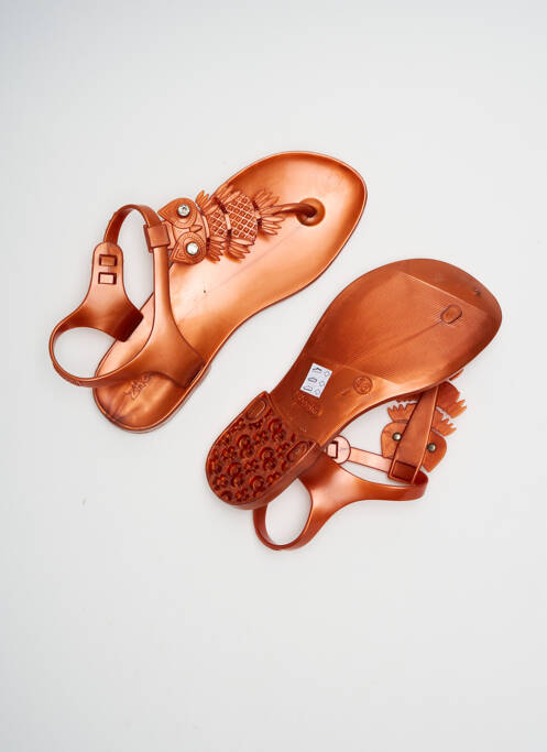 Șlapi maro ZHOELALA femeie