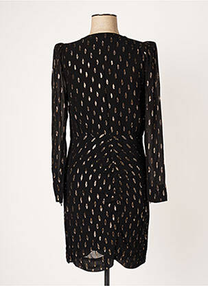 Rochie midi mâneci lungi mâneci lungi negru SECOND FEMALE femeie