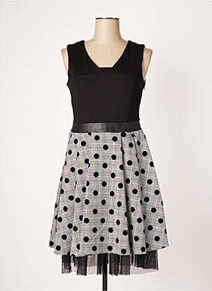 Rochie midi negru FRACOMINA femeie