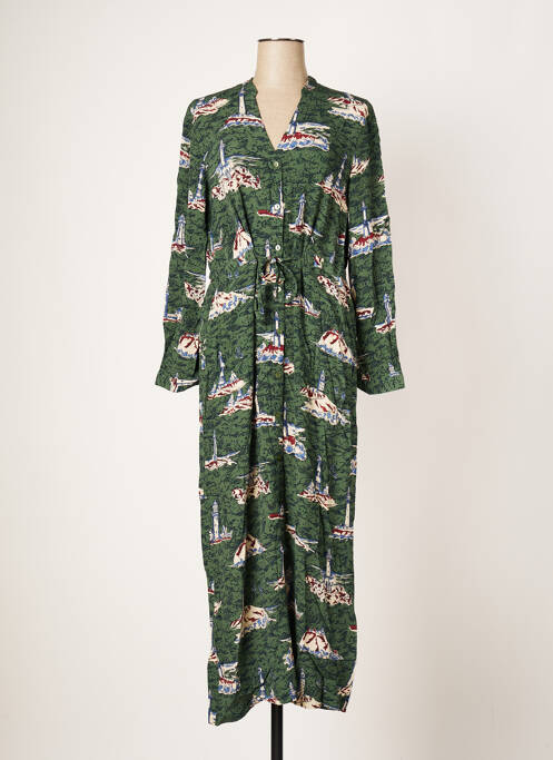 Rochie lungă verde NICE THINGS femeie