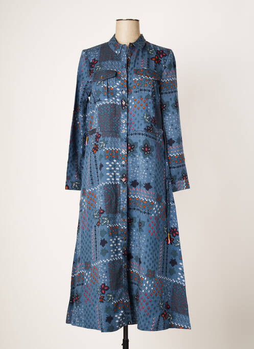 Rochie lungă albastru WHITE STUFF femeie