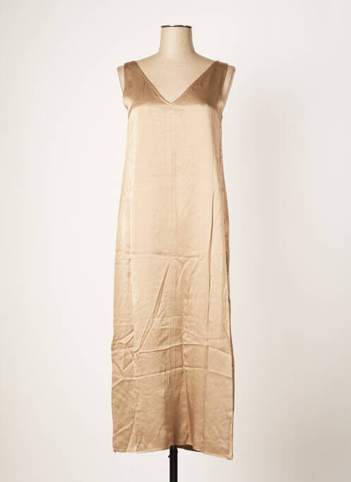 Rochie lungă maro OUI femeie