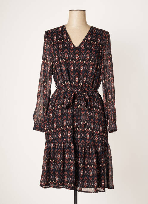 Rochie midi maro OUI femeie