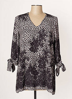 Tunică mâneci lungi gri FRACOMINA femeie