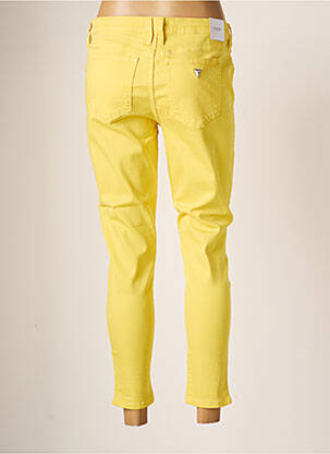 Pantalon 7/8 elasticitate talie joasă galben GUESS femeie