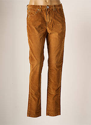 Pantalon slim maro DENIM STUDIO femeie