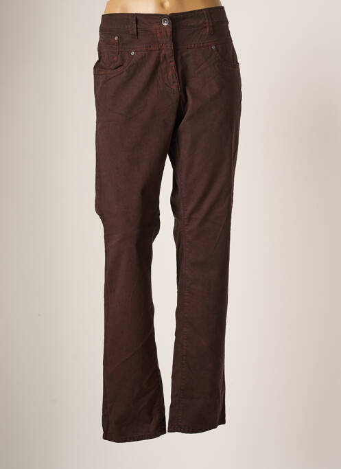 Pantalon slim maro SANDWICH femeie