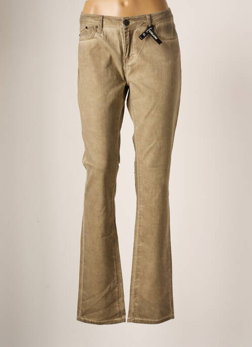 Blugi cu croială dreaptă verde CORLEONE femeie