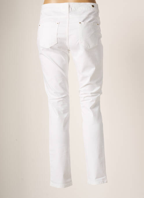Pantalon slim alb FRACOMINA femeie