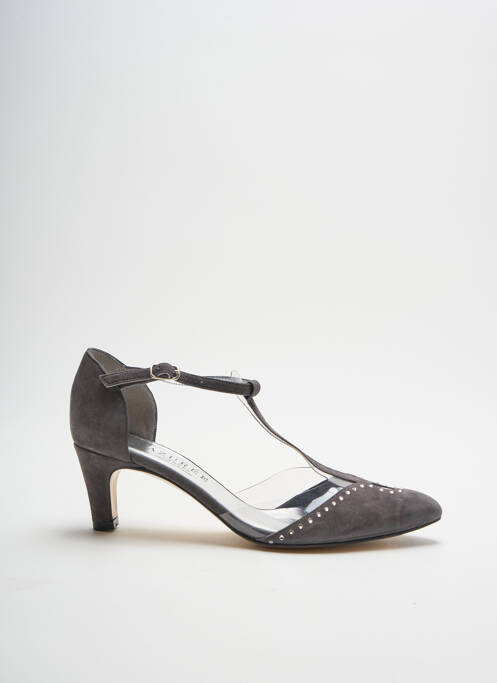 Sandale/Pantofi decupați gri AZUREE femeie