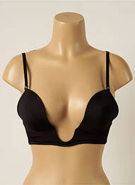 Sutien fără armatură top sutien modelat negru GILSA femeie