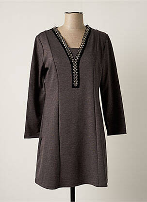 Rochie scurtă gri VANIA femeie