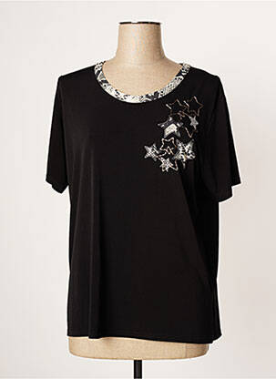 Top negru QUATRE VINGT JOURS femeie