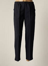 Pantalon drept talie elastică mărime normală albastru ROSE POMME femeie