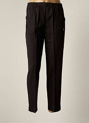 Pantalon drept talie elastică mărime normală negru ROSE POMME femeie