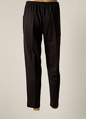 Pantalon drept talie elastică mărime normală negru ROSE POMME femeie