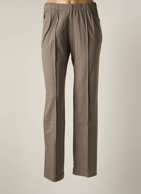 Pantalon drept maro ELEANE femeie