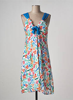 Rochie midi albastru PAUL BRIAL femeie