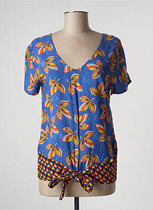 Top albastru PAUL BRIAL femeie