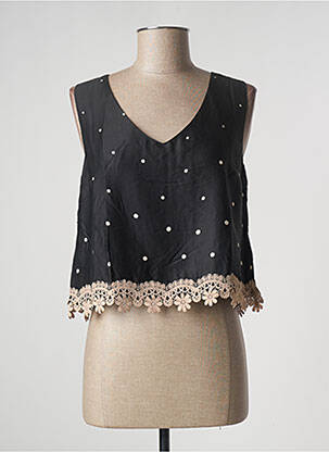 Top negru PAUL BRIAL femeie