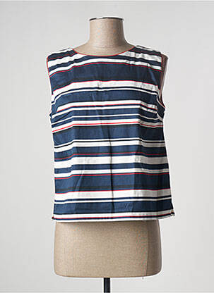 Top albastru PAUL BRIAL femeie