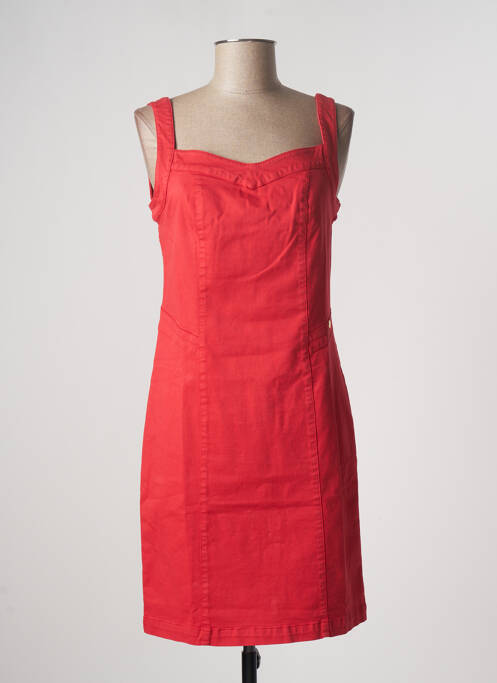 Rochie midi roșu PAUL BRIAL femeie