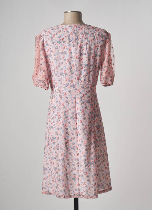 Rochie midi roz PAUL BRIAL femeie