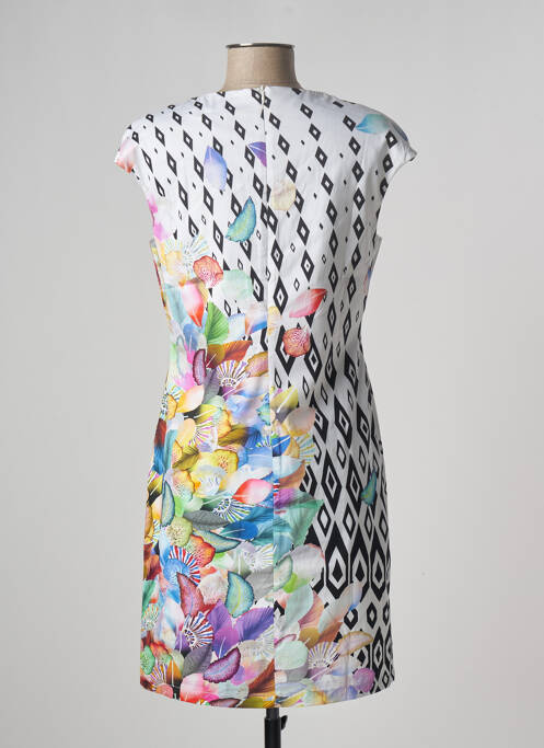 Rochie midi alb PAUL BRIAL femeie