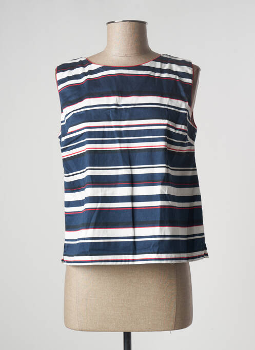 Top albastru PAUL BRIAL femeie