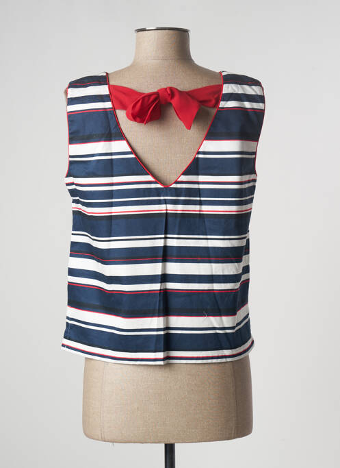 Top albastru PAUL BRIAL femeie