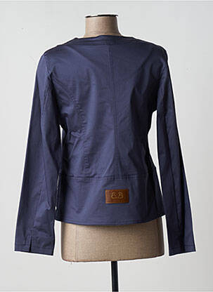 Jachete casual guler rotund albastru PAUL BRIAL femeie