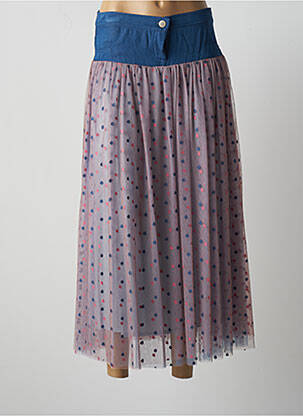 Fustă lungă albastru PAUL BRIAL femeie