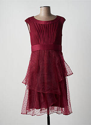 Rochie midi fără mâneci fără mâneci roșu PAUL BRIAL femeie