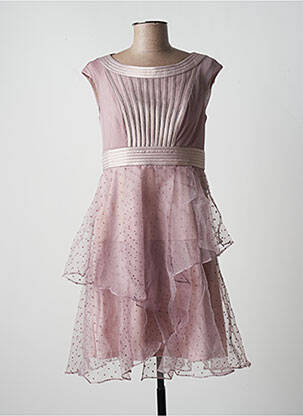 Rochie midi roz PAUL BRIAL femeie