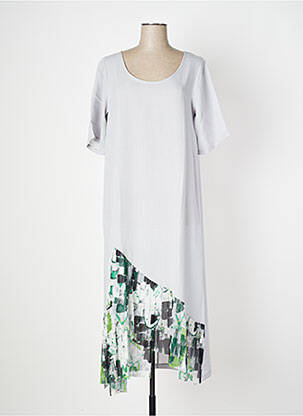 Rochie lungă gri OZÉE femeie