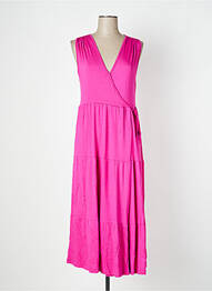 Rochie lungă fără mâneci fără mâneci roz MALOKA femeie