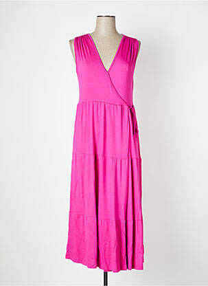 Rochie lungă roz MALOKA femeie