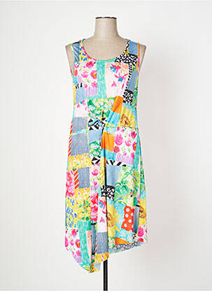 Rochie midi albastru MALOKA femeie