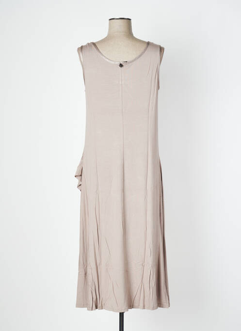 Rochie lungă maro MALOKA femeie