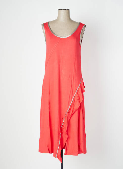 Rochie lungă portocaliu MALOKA femeie