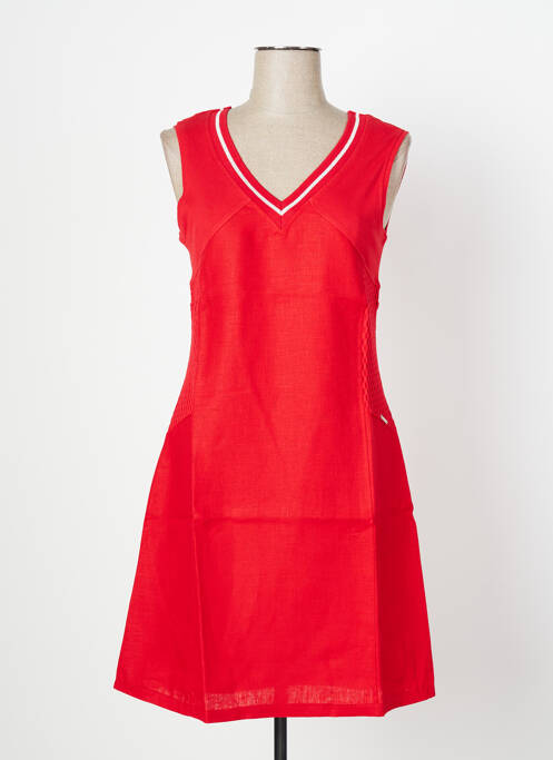 Rochie midi roșu MALOKA femeie