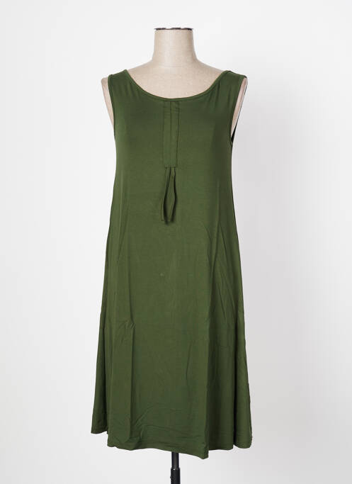 Rochie midi verde MALOKA femeie