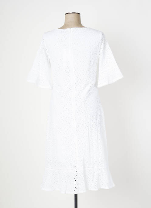 Rochie midi alb PAUL BRIAL femeie