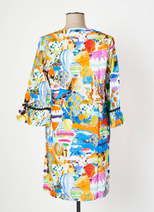 Rochie midi portocaliu MALOKA femeie