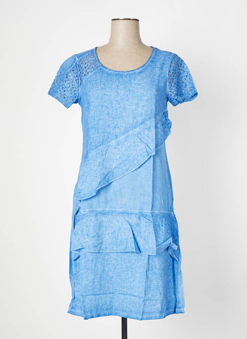 Rochie midi albastru MALOKA femeie