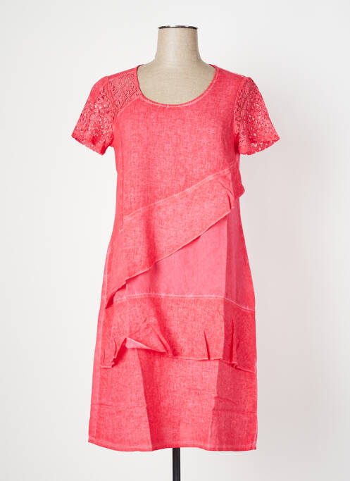 Rochie midi portocaliu MALOKA femeie