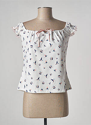 Tricou alb PAUL BRIAL femeie