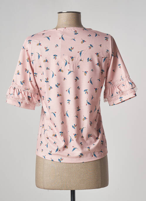 Tricou roz PAUL BRIAL femeie