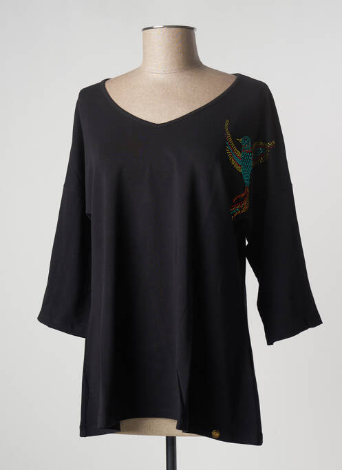 Tricou negru PAUL BRIAL femeie