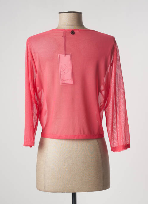 Vestă cu mâneci lungi roșu MALOKA femeie